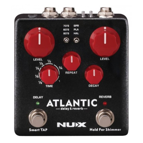 NUX NDR-5 Atlantic Delay & Reverb Πεταλιέρα (Τεμάχιο)