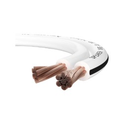 Oehlbach Speaker Wire SP-40 Καλώδιο Ηχείων 10m White (Τεμάχιο)