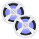 PowerBass XL-82M 8" Ομοαξονικά Ηχεία Σκάφους Φωτισμό RGB και τηλεχειριστήριο 125W RMS (Ζεύγος)