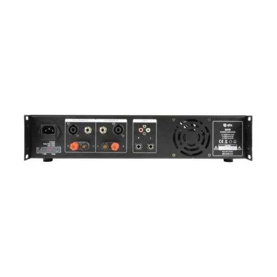 Qtx Q240 Τελικός Ενισχυτής 2x60W RMS (Τεμάχιο)