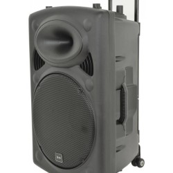 Qtx QR15PA Ενεργό Σύστημα Ηχείου με Μικρόφωνα, Ενσωματωμένο Δέκτη και Μίκτη 15" 250W RMS (Σετ)