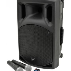 Qtx QX12PA-Black VHF Φορητή Mονάδα με Bluetooth 100W RMS (Σετ)