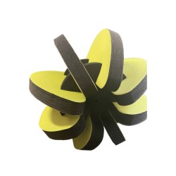 Audiodesigner Radial Sphere Black/Green Ηχοαπορροφητικό Πάνελ Πολυεστέρα Σφαίρα 500 mm