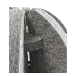 Audiodesigner Radial Sphere Grey Ηχοαπορροφητικό Πάνελ Πολυεστέρα Σφαίρα 500 mm (2 Τεμάχια)