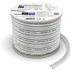 Oehlbach Silverline SP-15 Επαργυρωμένο  Καλώδιο Ηχείων 2 x 1.5 mm² 30m (Τεμάχιο)
