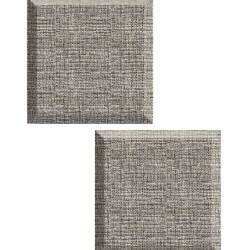 Audiodesigner S-Curve Ηχοαπορροφητικά Πάνελ 68x68x5 cm / 0,92 τ.μ. Coffee Grey (Ζεύγος)