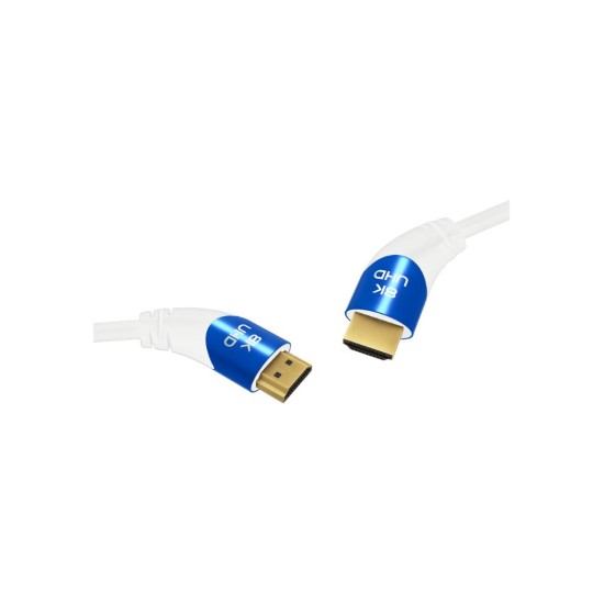 Oehlbach Shape Magic UHD 40 Ultra High-Speed HDMI® Καλώδιο 1 m White