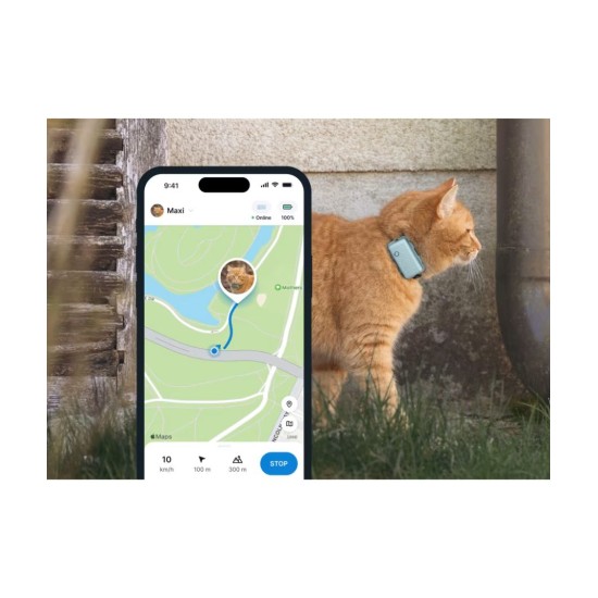 Tractive CAT mini GPS Pet Tracker Γάτας με Κολάρο Mint (Τεμάχιο)