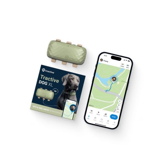 Tractive DOG XL / Adventure GPS Pet Tracker Σκύλου Green (Τεμάχιο)