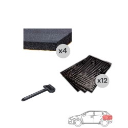 Silent Coat Πακέτο με 12 Αντικραδασμικά, Ηχοαπορροφητικά Φύλλα Αυτοκινήτου και Roller (Σετ) Silent Coat Πακέτο με 12 Αντικραδασμικά, Ηχοαπορροφητικά Φύλλα Αυτοκινήτου και Roller (Σετ)