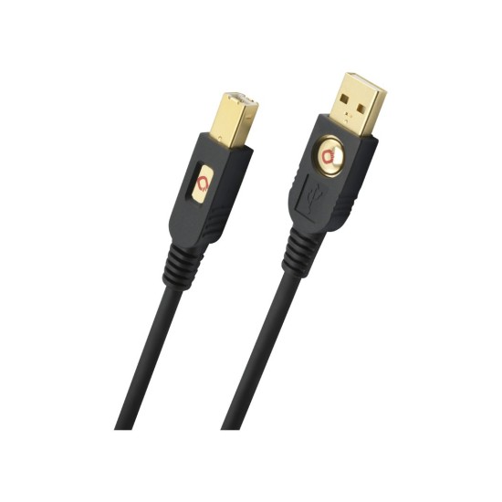 Oehlbach USB A/B Καλώδιο USB 2.0 Type A σε Type B 1,5m Black (Τεμάχιο)