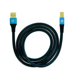 Oehlbach USB Plus B  Καλώδιο USB 2.0 Type A σε Type B 1m Blue (Τεμάχιο)