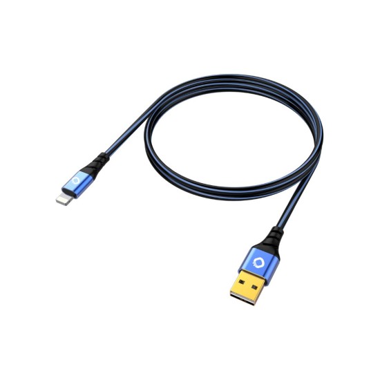 Oehlbach USB Plus LI Καλώδιο USB 2.0 Type A σε Apple Lightning 1,5m Blue (Τεμάχιο)