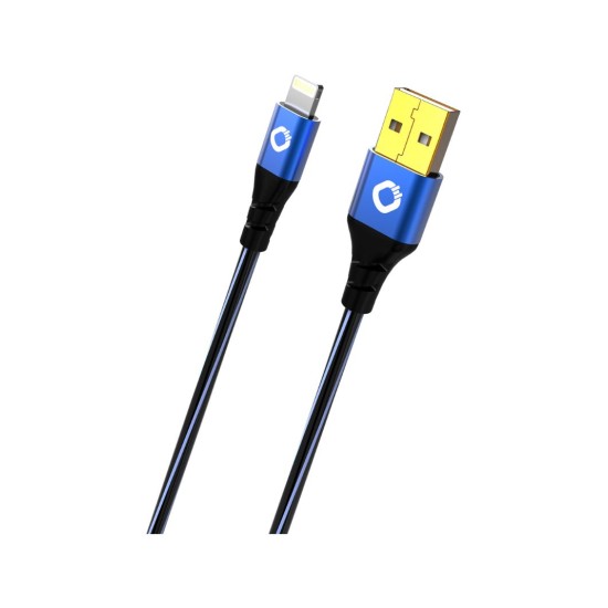 Oehlbach USB Plus LI Καλώδιο USB 2.0 Type A σε Apple Lightning 1,5m Blue (Τεμάχιο)