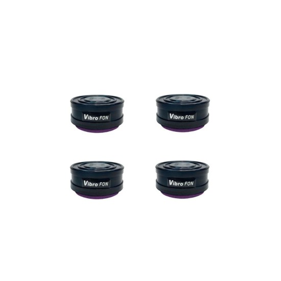 ALPHAcoustiki Vibro FON Purple Αντικραδασμικά για συστήματα Ήχου (4 Τεμάχια)
