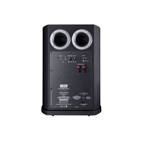 HECO Victa Elite Sub 252 A Ενεργό Subwoofer 10" 100W RMS Black (Τεμάχιο)