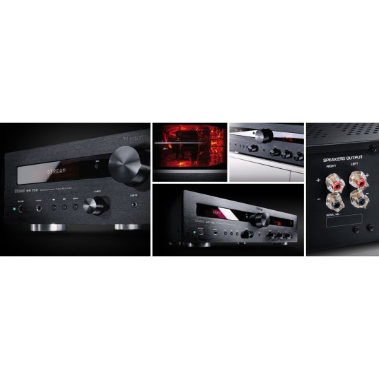 Magnat MR 750 Λαμπάτος Ενισχυτής Hi-Fi με HDMI ARC και Aptx Bluetooth 2 x 70 RMS Black (Τεμάχιο) Διαθέσιμο προς ακρόαση