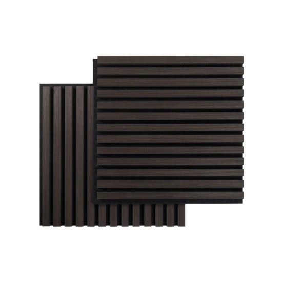 Audiodesigner 3D Square Smoked Oak Ξύλινο Διακοσμητικό Ηχοαπορροφητικό Πάνελ Τοίχου 52 x 52 x 2,2cm / 0,54 τ.μ. (2 Τεμάχια)