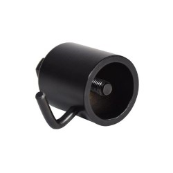 Qtx 853.243UK Κεφαλή Στηρίγματος 35mm (μπουλόνι και παξιμάδια) Black