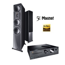 Magnat Stereo Hi-Res Πακέτο με MC 400 Stereo Network/CD/DAB/FM Receiver και Ηχεία Δαπέδου Signature 507