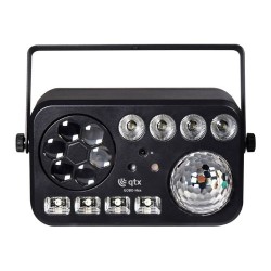 Qtx GOBO Hex: 6-in-1 LED & Laser Effect Qtx GOBO Hex: 6-in-1 LED & Laser Effect