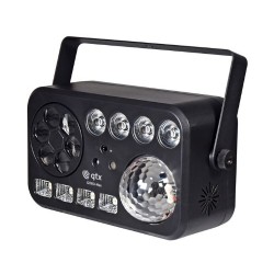 Qtx GOBO Hex: 6-in-1 LED & Laser Effect Qtx GOBO Hex: 6-in-1 LED & Laser Effect