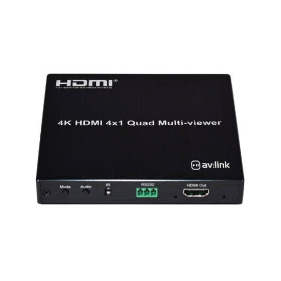 AvLink HDMV-41 4K HDMI Multi-viewer 4x1 AvLink HDMV-41 4K HDMI Multi-viewer 4x1