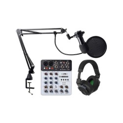 Citronic Q-PADKIT Πακέτο Home Studio Μίκτης-Μικρόφωνο-Ακουστικά Citronic Q-PADKIT Πακέτο Home Studio Μίκτης-Μικρόφωνο-Ακουστικά
