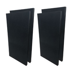 Audiodesigner RECT PANEL Black Ηχοαπορροφητικά πάνελ 120x60x5 cm / 2.88 τ.μ. (4 Τεμάχια)