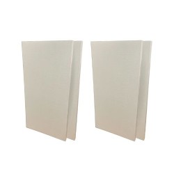 Audiodesigner RECT PANEL White Sand Ηχοαπορροφητικά Πάνελ 120x60x5 cm / 2.88 τ.μ. (4 Τεμάχια)