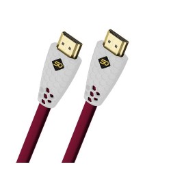 Oehlbach Flex Evolution UHD Καλώδιο HDMI Ultra High Speed Bordeaux 2m
