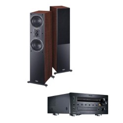 Magnat Πακέτο Stereo Hi-Fi με Πηγή Ήχου MC 200 με Ηχεία Δαπέδου Signature 505 Mocca (Σετ)