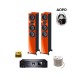 Πακέτο Stereo Hi-Res με Ενισχυτή Magnat MC 400, Ηχεία HECO Aurora 700 Orange και Καλώδιο Oehlbach + ΔΩΡΟ Ακουστικά Meze 99CLASSICS