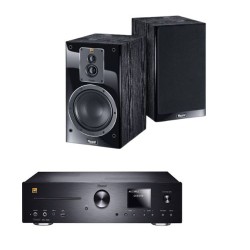 Magnat MC 400+Signature 503 Πακέτο High-End με Stereo Ενισχυτή και Ηχεία Βιβλιοθήκης Μαύρα (Σετ)