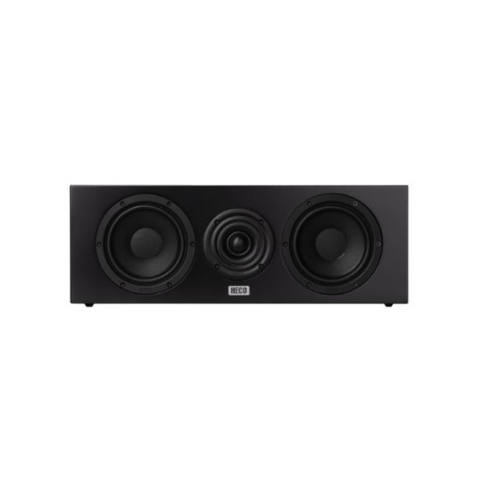 Heco Aurora XT Center Κεντρικό Ηχείο 2x5” 90W RMS Black (Τεμάχιο)