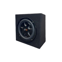 Powerbass S-10T-SBSLIM Slim Subwoofer Αυτοκινήτου 10" με Καμπίνα (Τεμάχιο)