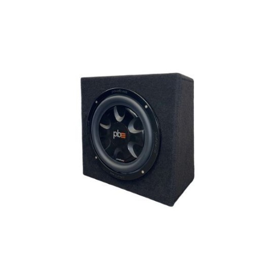 Powerbass S-10T-SBSLIM Slim Subwoofer Αυτοκινήτου 10" με Καμπίνα (Τεμάχιο)