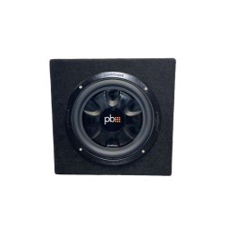 Powerbass S-10T-SBSLIM Slim Subwoofer Αυτοκινήτου 10" με Καμπίνα (Τεμάχιο)