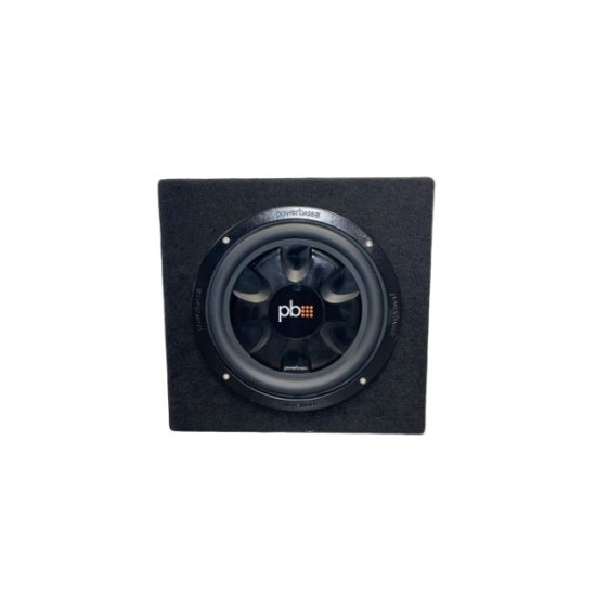 Powerbass S-10T-SBSLIM Slim Subwoofer Αυτοκινήτου 10" με Καμπίνα (Τεμάχιο)