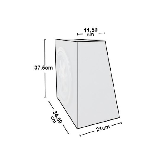 Powerbass S-12T-SBSLIM Slim Subwoofer Αυτοκινήτου 12" με Καμπίνα (Τεμάχιο)
