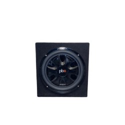 Powerbass S-12T-SBSLIM Slim Subwoofer Αυτοκινήτου 12" με Καμπίνα (Τεμάχιο)