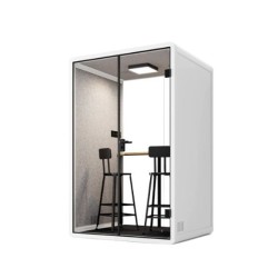 Audiodesigner SILENTPOD-C-M-WH Silent Booth Medium Ηχομονωτικός Θάλαμος για 2 άτομα White