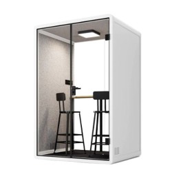 Audiodesigner SILENTPOD-C-M-WH Silent Booth Medium Ηχομονωτικός Θάλαμος για 2 άτομα White