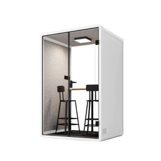 Audiodesigner SILENTPOD-C-M-WH Silent Booth Medium Ηχομονωτικός Θάλαμος για 2 άτομα White