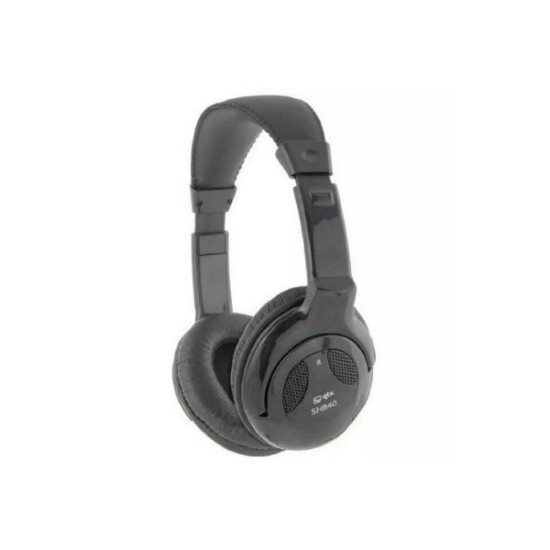 Qtx SHB40 Stereo Hi-Fi Ενσύρματα Ακουστικά Μαύρα (Τεμάχιο)