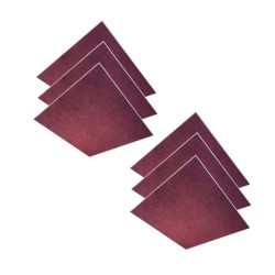 Audiodesigner Colour Ceiling Panels Red/Black Χωνευτά Ηχοαπορροφητικά Πάνελ Οροφής 60x60x2,5 cm (6 Τεμάχια) Audiodesigner Colour Ceiling Panels Red/Black Χωνευτά Ηχοαπορροφητικά Πάνελ Οροφής 60x60x2,5 cm (6 Τεμάχια)