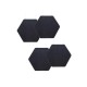 Audiodesigner ECOBAFFLE Hexagon Lato Ηχοαπορροφητικά Πάνελ Οροφής 35cm / 1.27 τ.μ. Μαύρο (4 Τεμάχια)