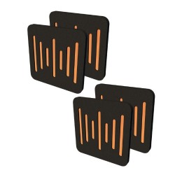 Audiodesigner Ecoplan Sounder Line Black/Orange Ηχοαπορροφητικά Πάνελ Πολυεστέρα 600x600x40 mm / 1.44 τ.μ. (4 Τεμάχια) Audiodesigner Ecoplan Sounder Line Black/Orange Ηχοαπορροφητικά Πάνελ Πολυεστέρα 600x600x40 mm / 1.44 τ.μ. (4 Τεμάχια)