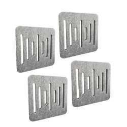 Audiodesigner Ecoplan Sounder Line Light Grey Νo Ιnserts Ηχοαπορροφητικό Πάνελ Πολυεστέρα 60x60x4 cm / 1.44 τ.μ. (4 Τεμάχια) Audiodesigner Ecoplan Sounder Line Light Grey Νo Ιnserts Ηχοαπορροφητικό Πάνελ Πολυεστέρα 60x60x4 cm / 1.44 τ.μ. (4 Τεμάχια)