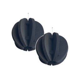 Audiodesigner Radial Sphere Black Ηχοαπορροφητικά Πάνελ Πολυεστέρα Σφαίρα 500 mm (2 Τεμάχια) Audiodesigner Radial Sphere Black Ηχοαπορροφητικά Πάνελ Πολυεστέρα Σφαίρα 500 mm (2 Τεμάχια)